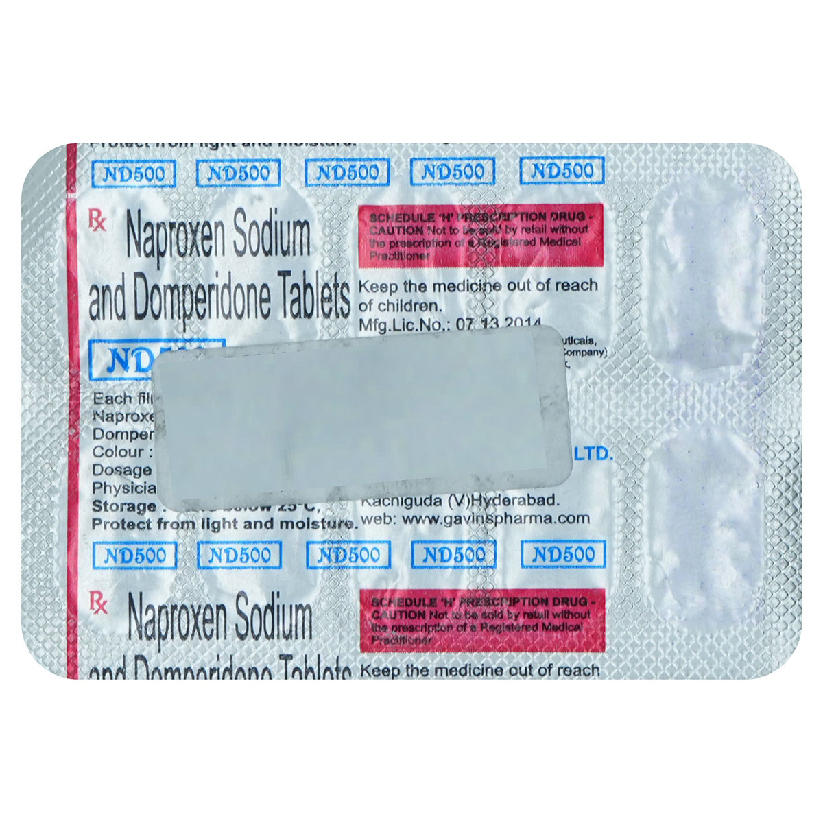 Nd 500 mg Tablet 10's, Pack of 10 TABLETS Nd 500 mg Tablet 10's, Pack of 10 TABLETS