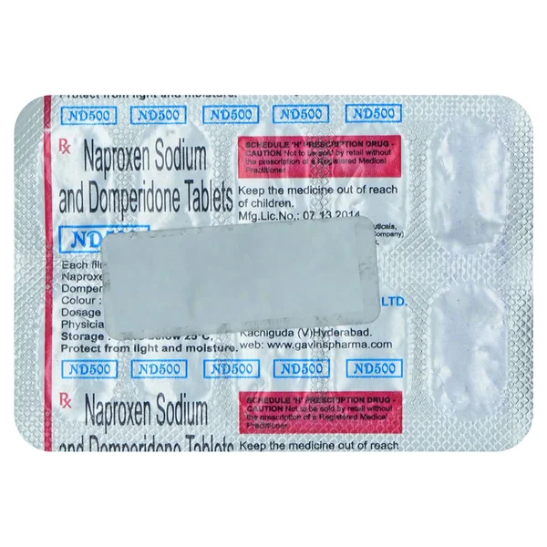 Nd 500 mg Tablet 10's