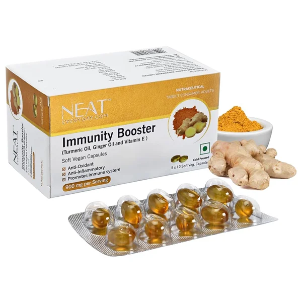 Neat Immunity Booster Soft Veg Capsules, 10 Count