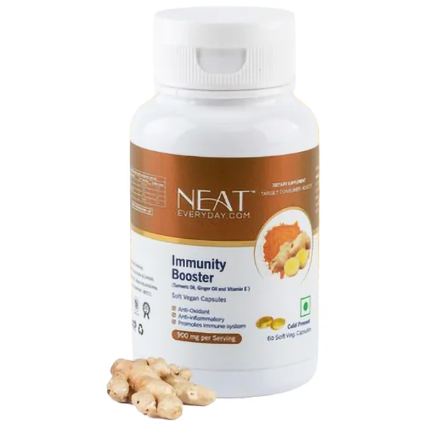 Neat Immunity Booster Soft Vegan Capsules, 60 Count