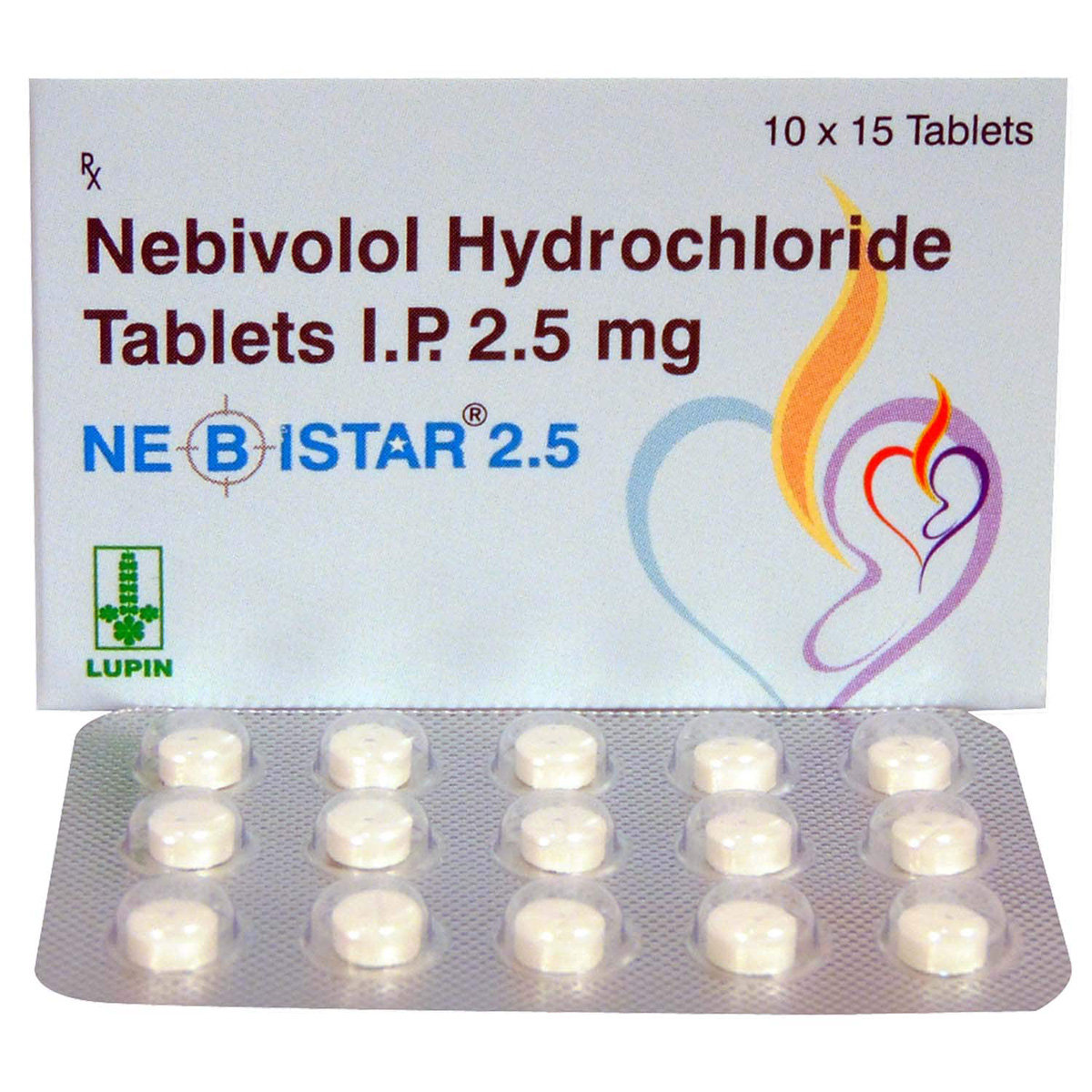 Nebistar 2.5 Tablet 15's, Pack of 15 TABLETS Nebistar 2.5 Tablet 15's, Pack of 15 TABLETS
