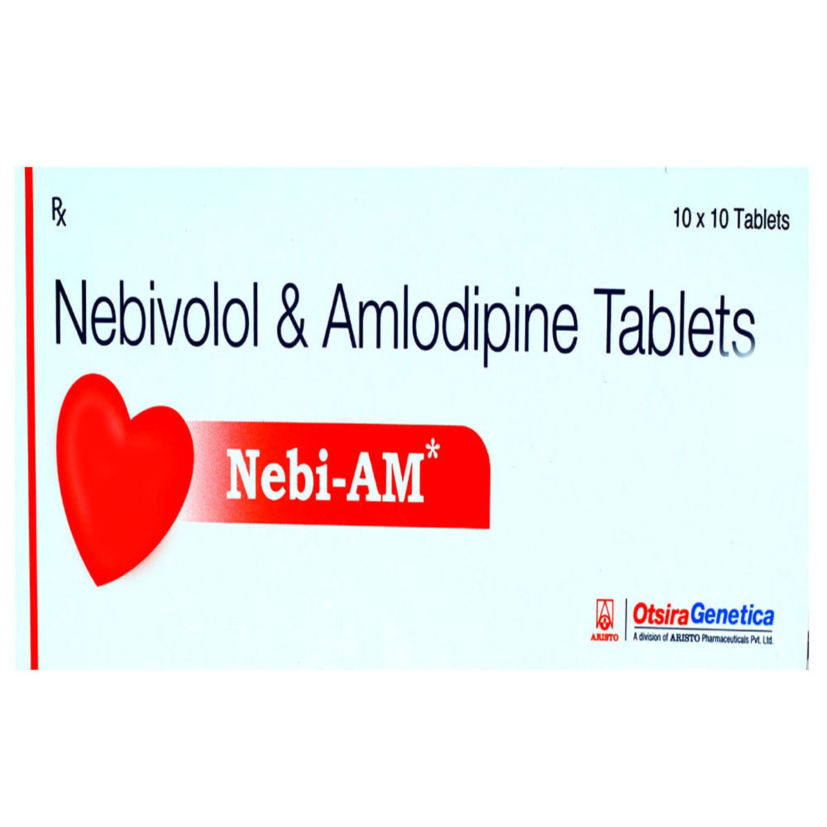 Buy Nebi-AM Tablet 10's Online