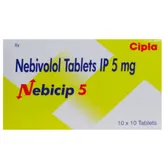 Nebicip 5 Tablet 10's, Pack of 10 TABLETS