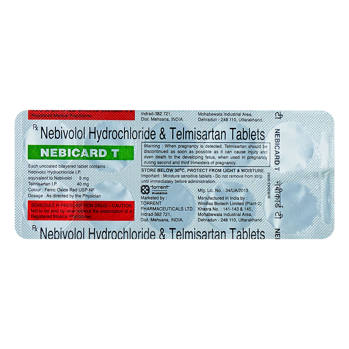 Buy Nebicard T Tablet 10's Online