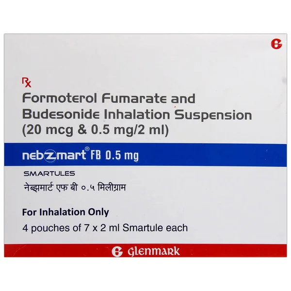 Nebzmart FB 0.5mg Smartules 7x2 ml, Pack of 7 RESPULESS