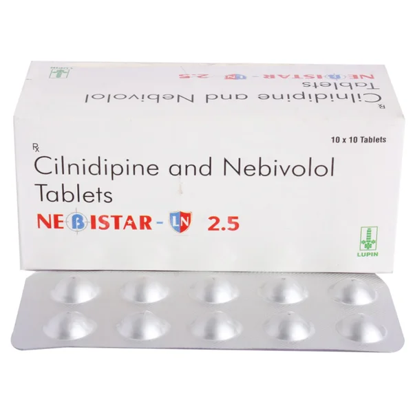 Nebistar LN 2.5/10mg Tablet 10's, Pack of 10 TABLETS