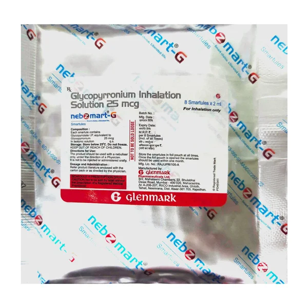 Nebzmart-G Smartules 8 x 2 ml, Pack of 1 Respules