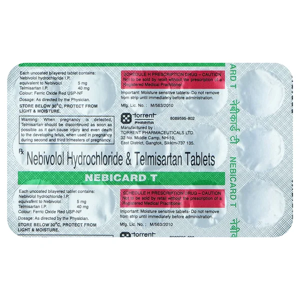 Nebicard T Tablet 15's