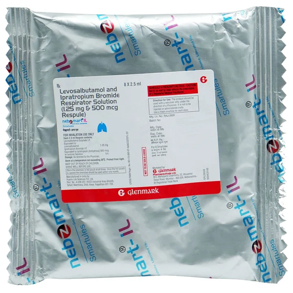 Nebzmart IL Smartules 8 x 2.5 ml, Pack of 1 Suppository