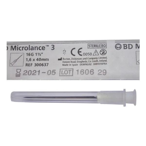 Needle B.D 16 X 1 1/2G