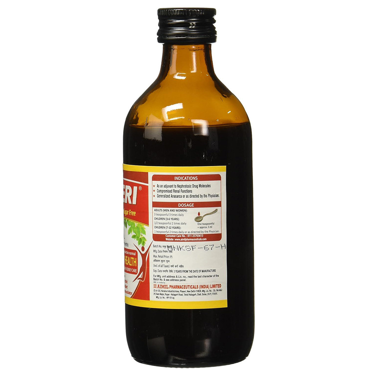 Aimil Neeri KFT Syrup 200 ml, Pack of 1 Aimil Neeri KFT Syrup 200 ml, Pack of 1