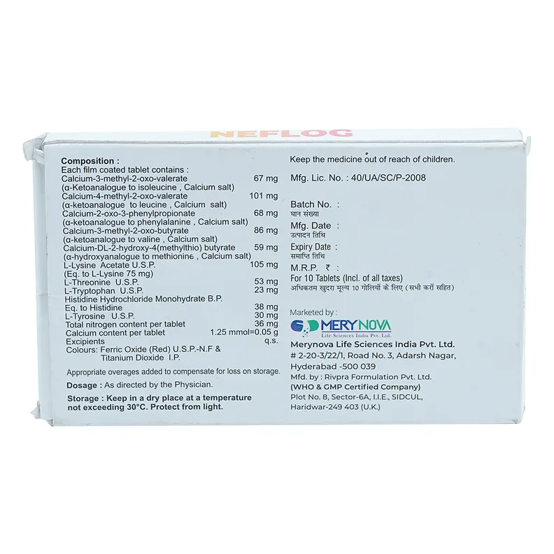 Buy Neflog Tablet online | Uses, Side Effects, Price and substitutes ...