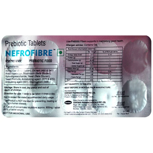 Nefrofibre Tablet 10's