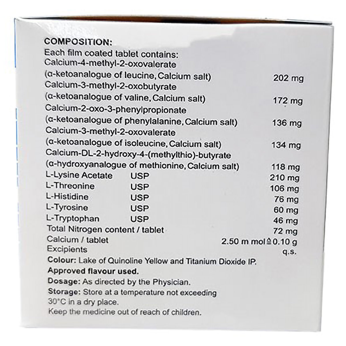 Nefrosave Keto-DS Tablet 10's, Pack of 10 TABLETS Nefrosave Keto-DS Tablet 10's, Pack of 10 TABLETS