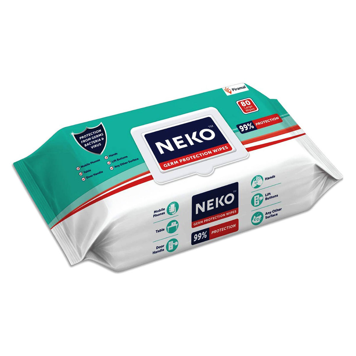 Buy Neko Germ Protection Wipes, 80 Count Online