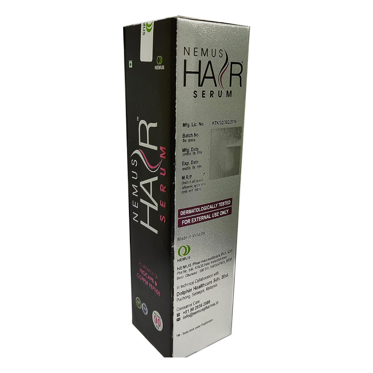 Nemus Hair Serum 90 ml Price, Uses, Side Effects, Composition - Apollo ...