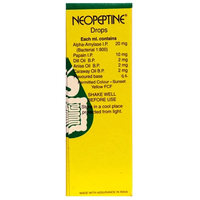 Neopeptine Drops 15 ml, Pack of 1 ORAL DROPS