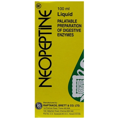 Neopeptine Liquid 100 ml, Pack of 1 ORAL LIQUID