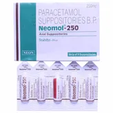 Neomol 250 Anal Suppository 5's, Pack of 5 SUPPOSITORYS