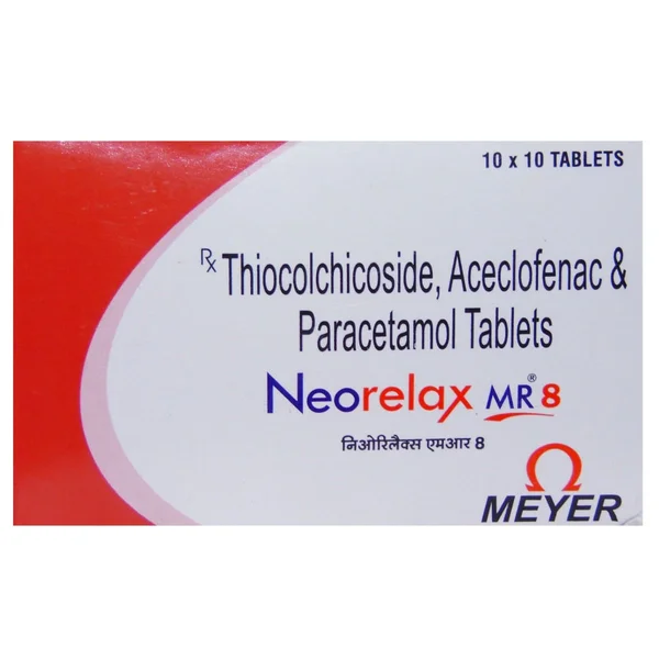 Neorelax MR 8 Tablet 10's, Pack of 10