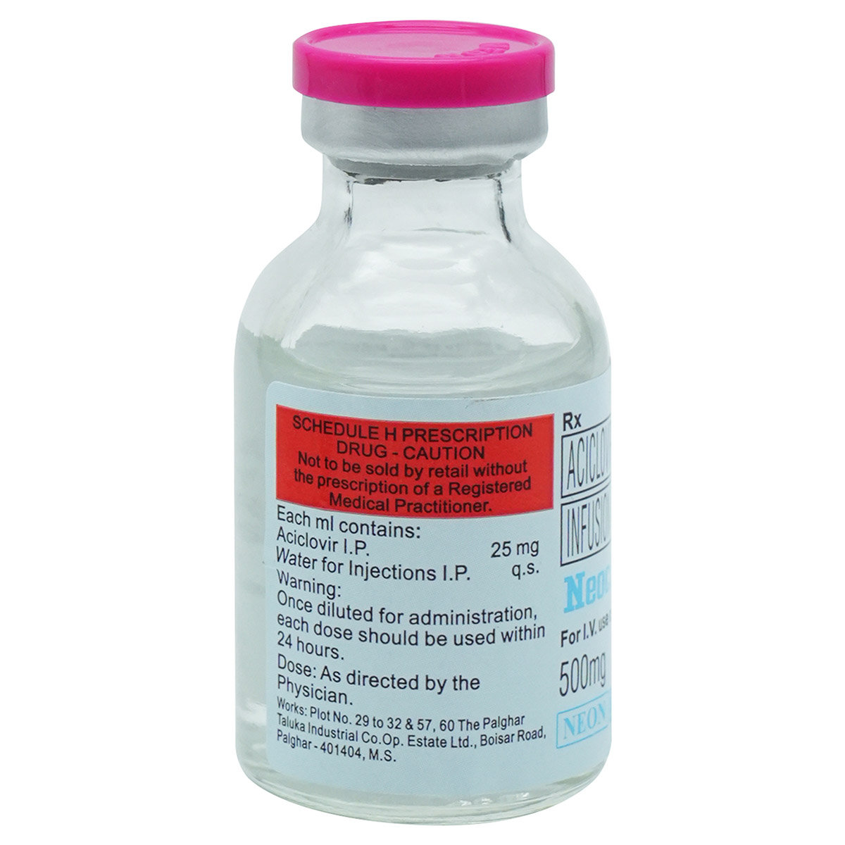 Neoclovir 500 mg Injection 1's, Pack of 1 Injection Neoclovir 500 mg Injection 1's, Pack of 1 Injection