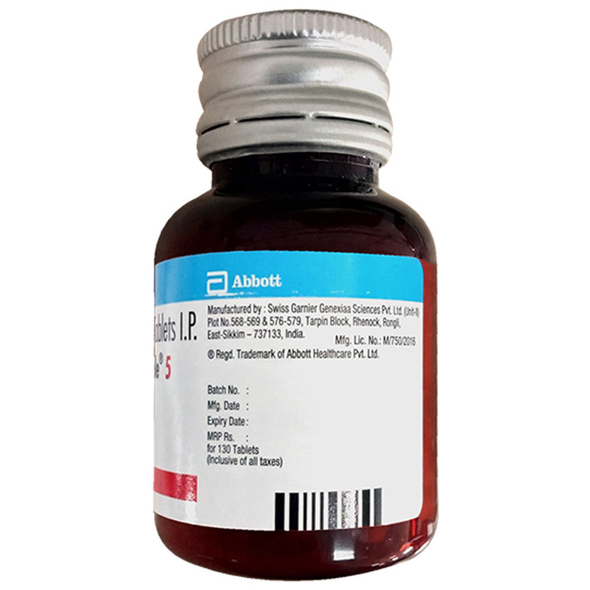 Neo-Mercazole 5 Tablet 130's, Pack of 1 Tablet Neo-Mercazole 5 Tablet 130's, Pack of 1 Tablet