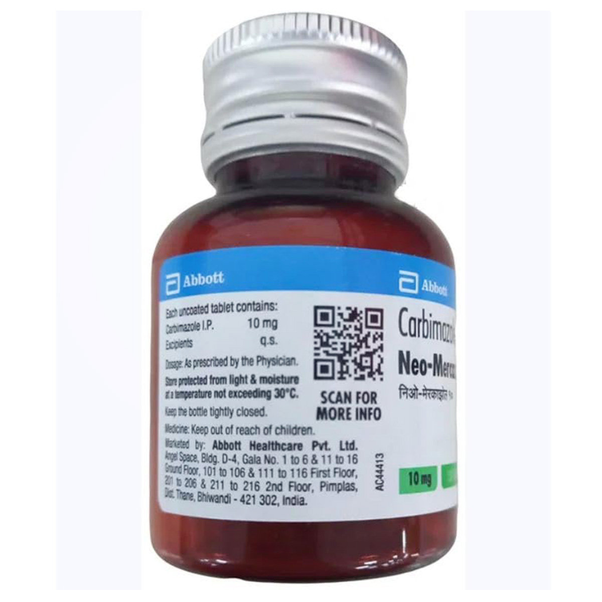 Neo Mercazole 10 Tablet 130's, Pack of 1 Tablet Neo Mercazole 10 Tablet 130's, Pack of 1 Tablet