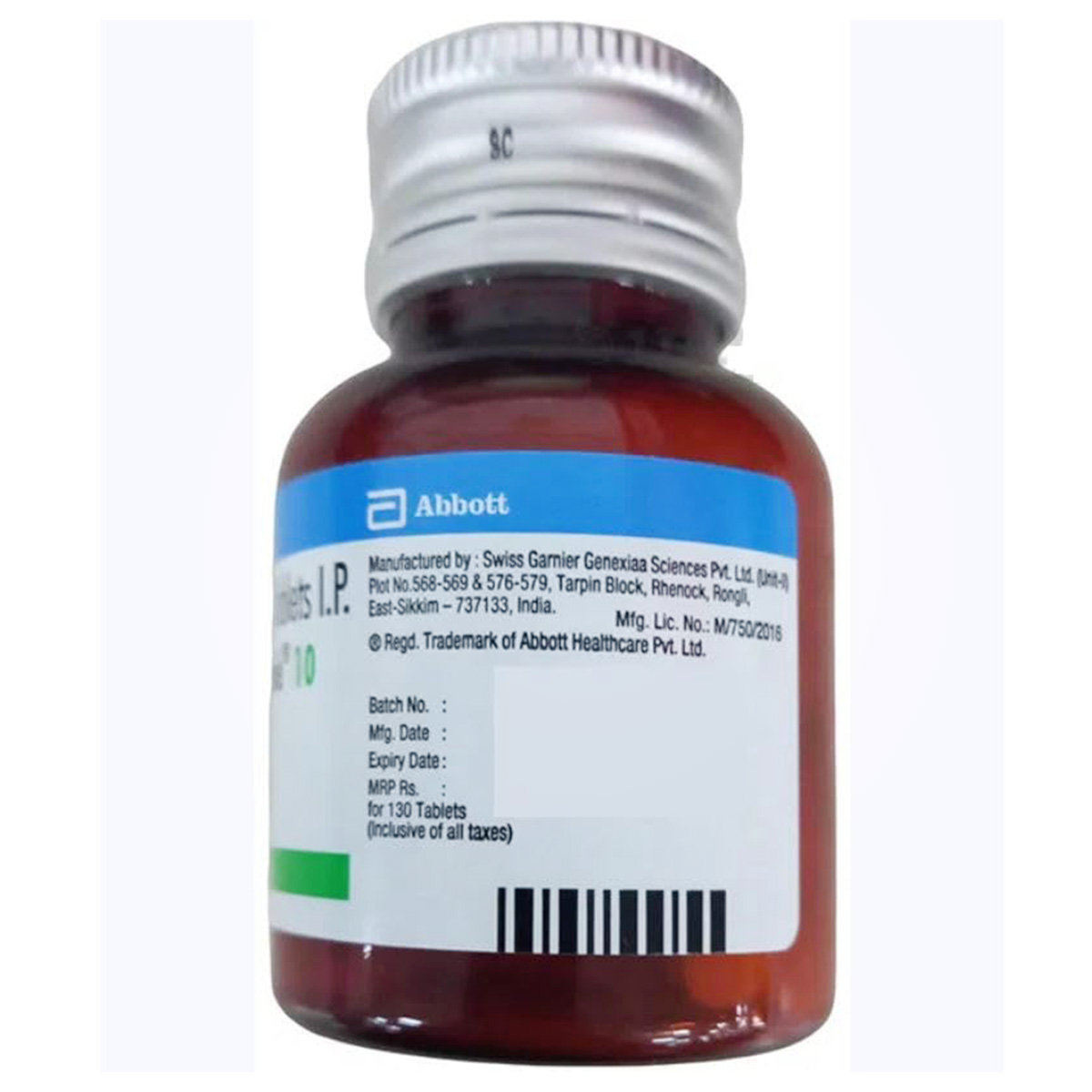 Neo Mercazole 10 Tablet 130's, Pack of 1 Tablet Neo Mercazole 10 Tablet 130's, Pack of 1 Tablet