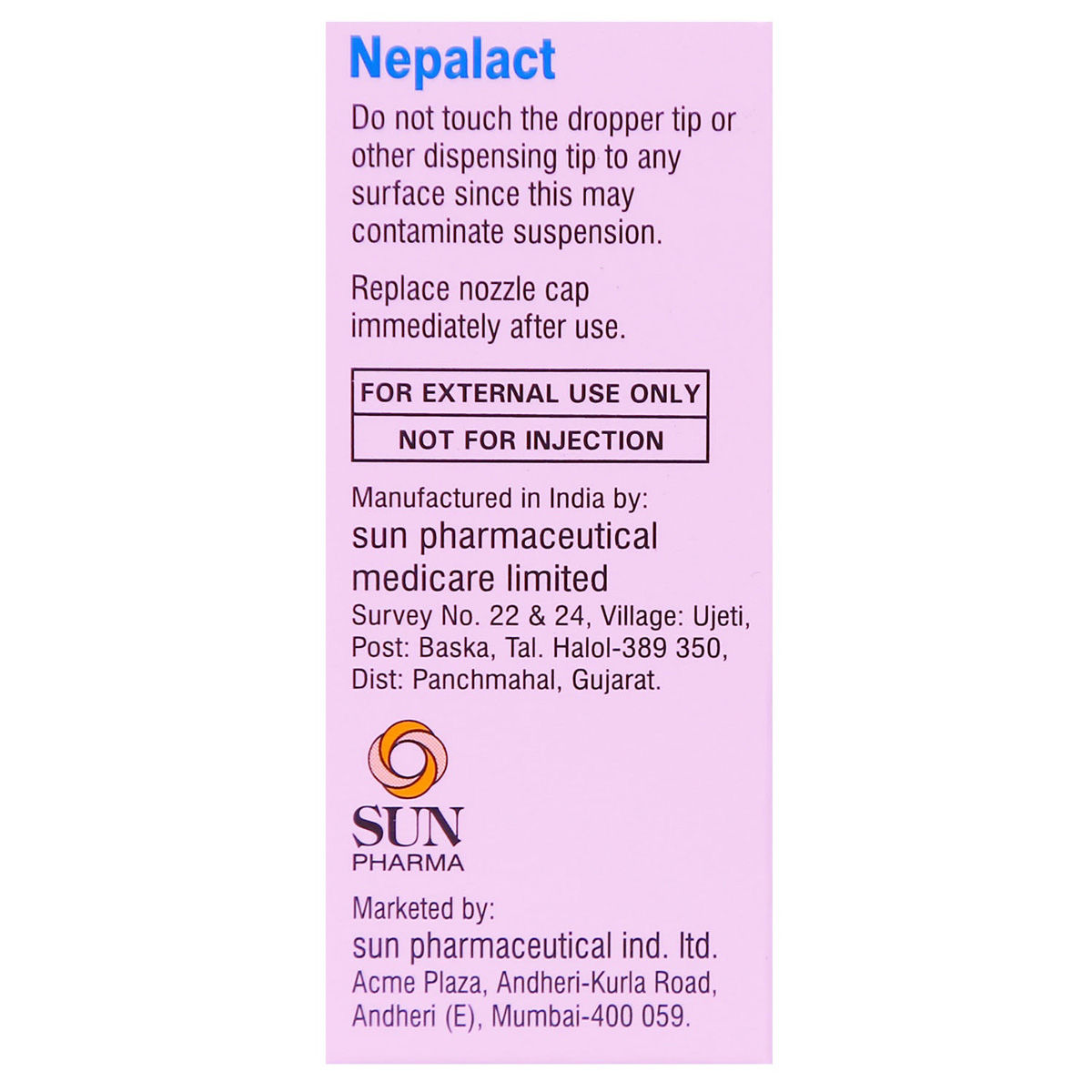 Nepalact Eye Drops 5 ml Price, Uses, Side Effects, Composition - Apollo ...