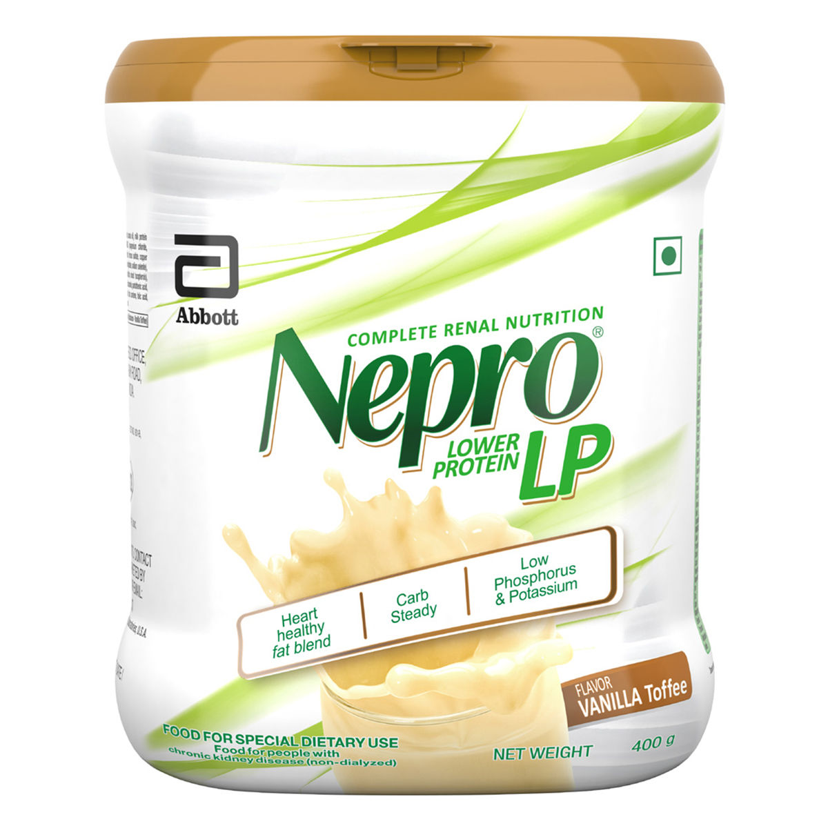 Buy Nepro Complete Renal Nutrition Lower Protein Vanilla Toffee Flavour Powder for Adults, 400 gm  Online