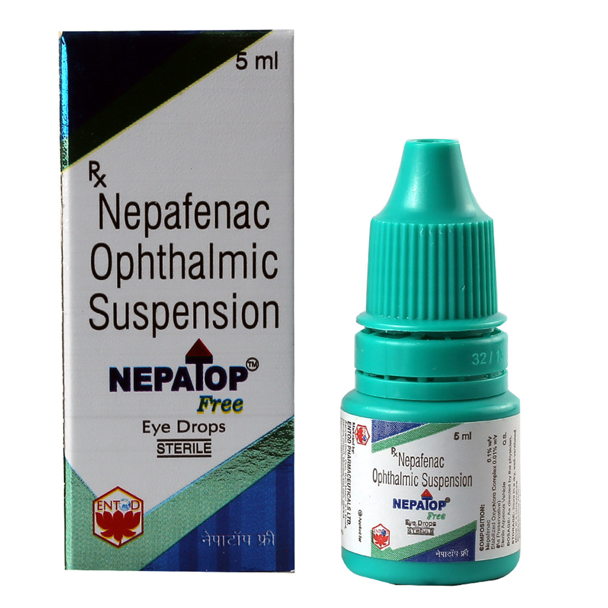 Nepatop Free Sterile Eye Drops 5 ml, Pack of 1 Eye Drops Nepatop Free Sterile Eye Drops 5 ml, Pack of 1 Eye Drops