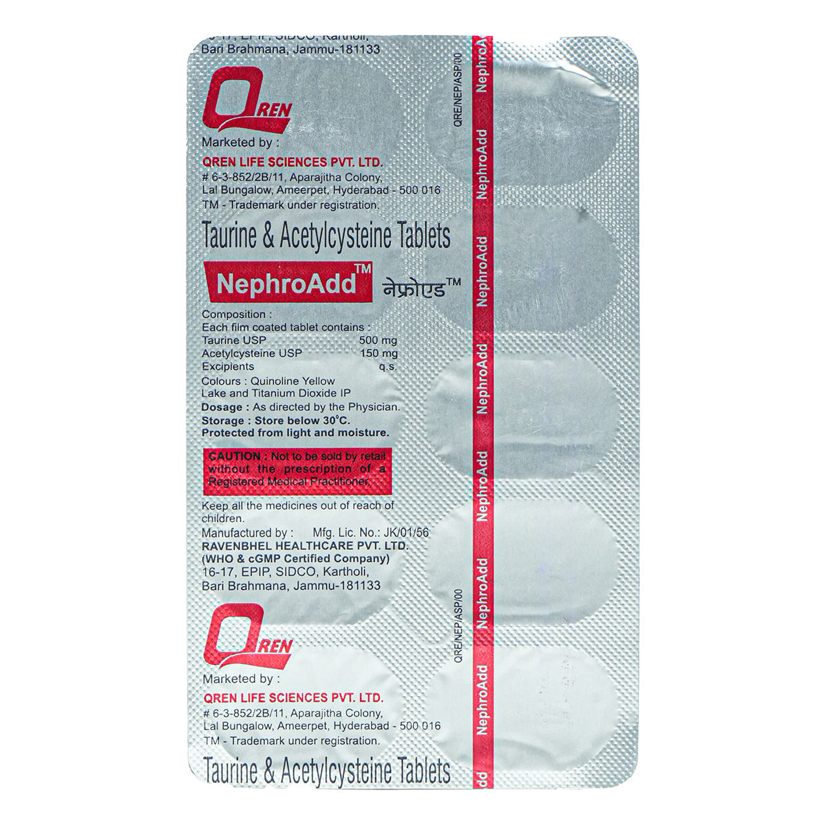 Buy Nephroadd Tablet 10's Online