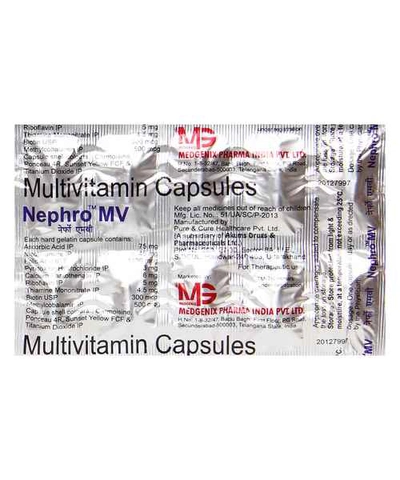 Nephro MV Capsule 10's, Pack of 10