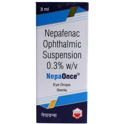 Nepaonce 0.3% Eye Drops 3 ml, Pack of 1 EYE DROPS