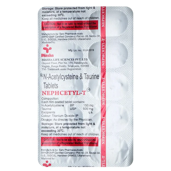 Nephcetyl-T Tablet 10's