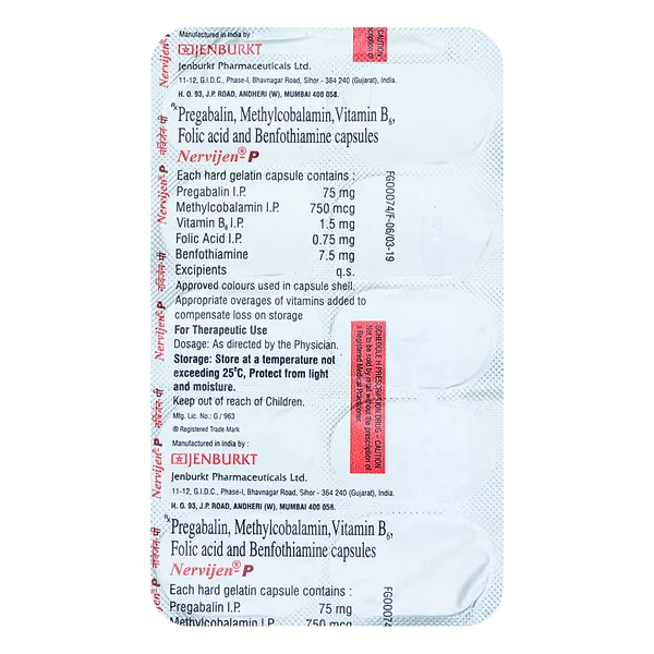 Nervijen-P Capsule 10's