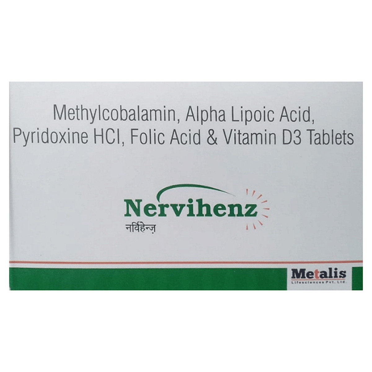 Nervihenz Tablet 10's, Pack of 10 Nervihenz Tablet 10's, Pack of 10