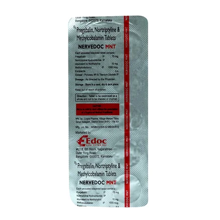Nervedoc Mnt Tablet 10'S