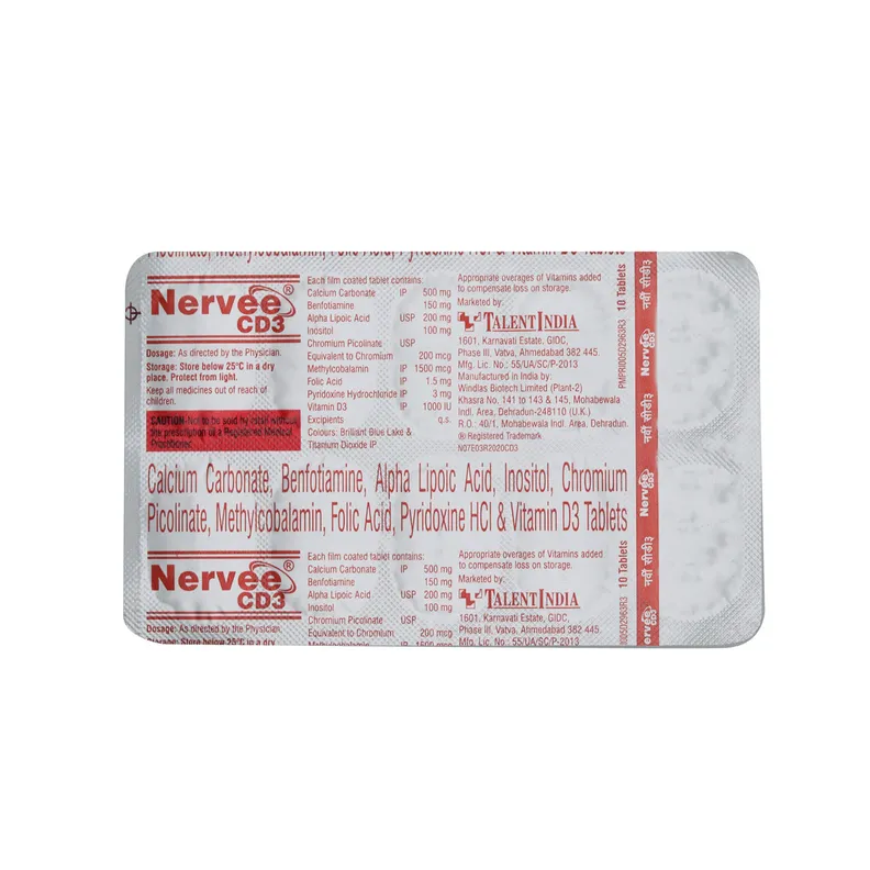 Nebraska Cd3 Buy Nervee CD3 Tablet | 19 Minutes Delivery | Apollo Pharmacy