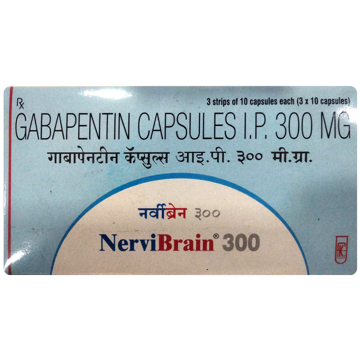 Nervibrain 300 Capsule 10's, Pack of 10 CAPSULES Nervibrain 300 Capsule 10's, Pack of 10 CAPSULES