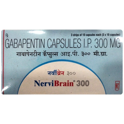 Nervibrain 300 Capsule 10's, Pack of 10 CAPSULES