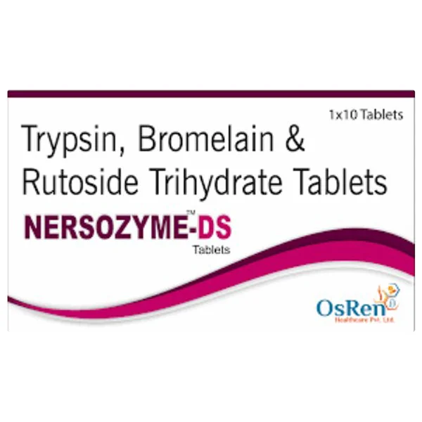 Nersozyme-DS Tablet 10's, Pack of 10