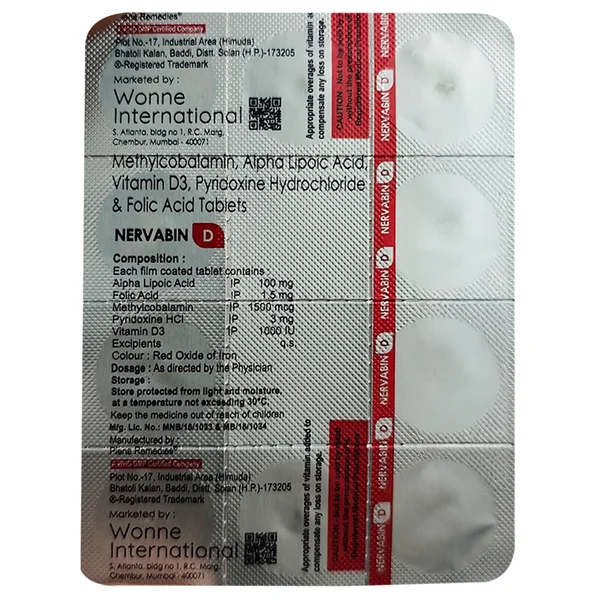 Nervabin D Tablet 10's