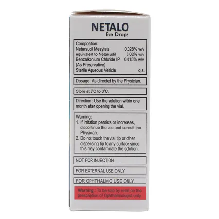 Netalo 0.02%W/V Eye Drops 3 ml