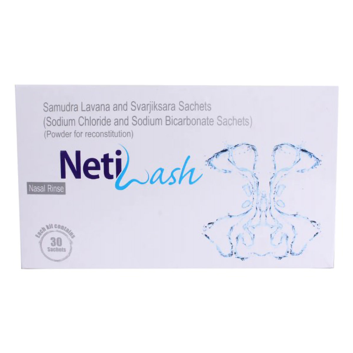 Netiwash Nasal Rinse Sachet 30's, Pack of 1 Sachet Netiwash Nasal Rinse Sachet 30's, Pack of 1 Sachet