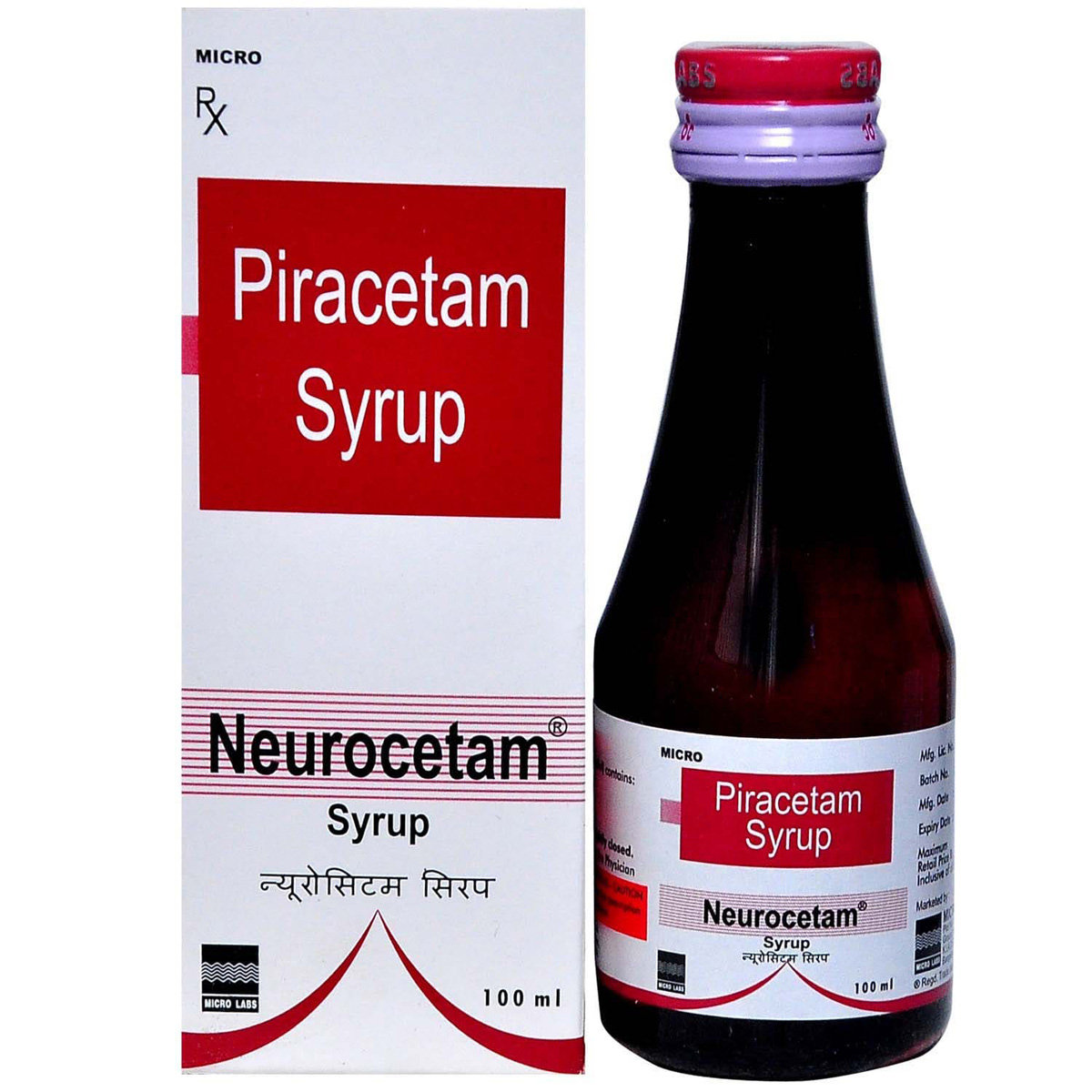 Neurocetam Syrup 100 ml, Pack of 1 Syrup Neurocetam Syrup 100 ml, Pack of 1 Syrup