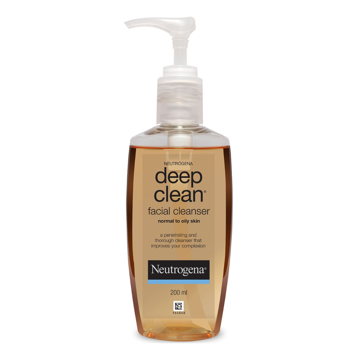 Neutrogena Deep Clean Facial Cleanser 200 ml | Deeply Cleanses | Improves Complexion | For Normal to Oily Skin, Pack of 1 Neutrogena Deep Clean Facial Cleanser 200 ml | Deeply Cleanses | Improves Complexion | For Normal to Oily Skin, Pack of 1
