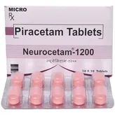Neurocetam-1200 Tablet 10's, Pack of 10 TabletS