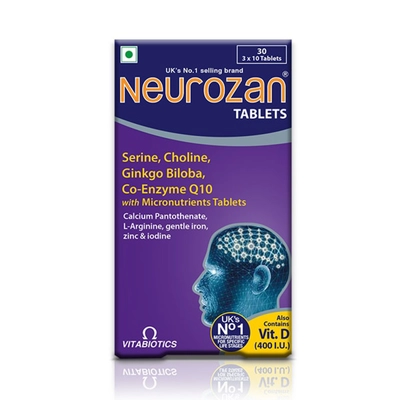 Neurozan Tablet 10's, Pack of 10