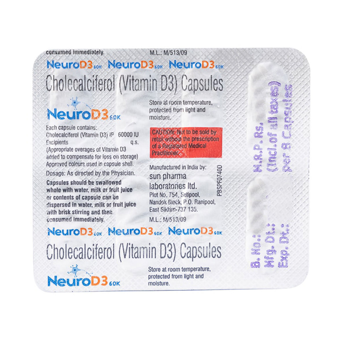 Buy Neurod3 60K Capsule 4's Online